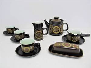 lot 246 image: DENBY Stoneware Dish set