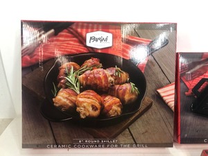 lot 315 image: 4 Pieces Ceramic Coated PARINI Cookware For Grill