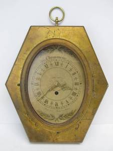lot 176 image: Old Vintage Gilt Wood Wall Clock