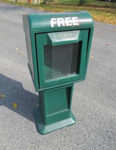 lot 323 image: Vintage 80s Newspaper Box 