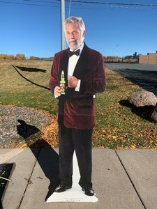 lot 339 image: Large Life-Size DOS EQUIS The Most Interesting Man In The World Beer Advertising Standee