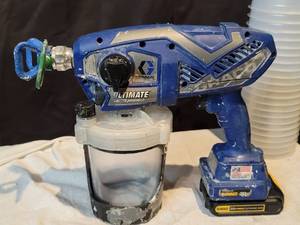 lot 9 image: Graco Airless Handheld Ultimate Lithium Ion Powered Paint Sprayer
