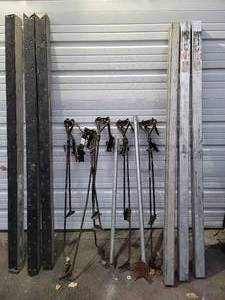 lot 42 image: Alumu-a- Pole Pump Jack System
