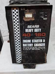 lot 55 image: Sears Heavy Duty Starter and Battery Charger