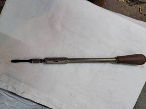 lot 56 image: Rare Antique Stanley Push DrillDriver