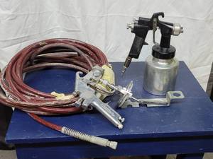 lot 62 image: Husky & Craftsman Paint Sprayers with 50 foot hose