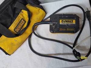 lot 70 image: Dewalt Corded Power Supply & Bag