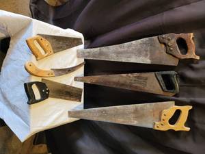 lot 71 image: A Lot of Hand Saws