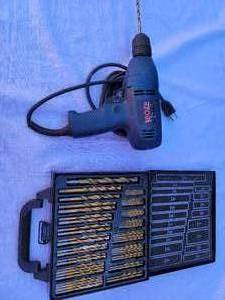 lot 76 image: Ryobi Corded Drill & Bits