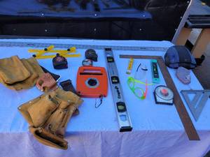 lot 94 image: Lot of General Construction Tools