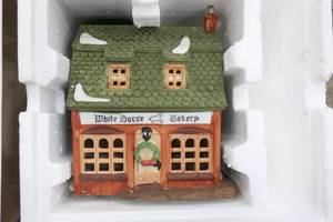lot 43 image: Department 56 Dickens Village - Bakery  Scrooges Flat