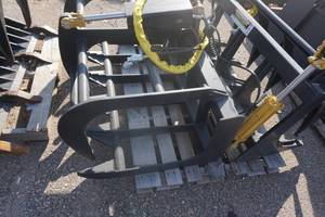 Brand New Universal Mount Bobcat Skid Loader Skid Steer 48 Root Grapple Bucket
