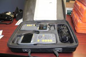 lot 10 image: Ideal Industries LanTEK II LAN Cable Certifier, Manuals, Cables, Hard Side Carry Case
