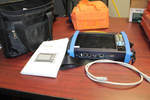 lot 13 image: Defender Security IP Camera Tester WiFi, User Manual, Carry Case, Cable Tester 255