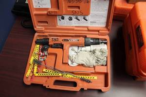 lot 19 image: Ramset Viper Semi-Automatic Low-Velocity Piston Type Fastening Tool, Operators Manual, Case, Fasteners, Cleaning Tools