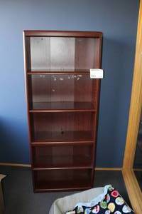lot 96 image: Wood Bookcase 5-Shelf
