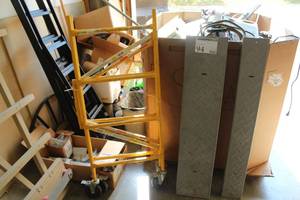 lot 94 image: Gorilla Ladders Rolling Scaffolding SC-4-T