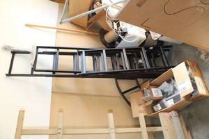 lot 120 image: Overhead Cable Tray with Mounting Hardware