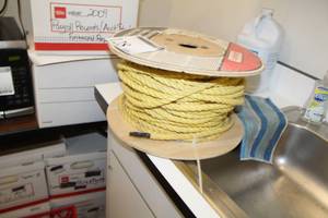 lot 128 image: 12 Polypropylene Rope 300  Spool PY230