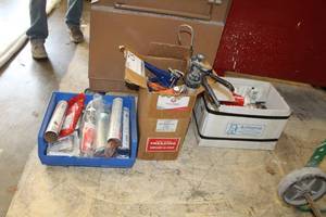 lot 82 image: Lot of (3 Boxes) Firestop Fire Rated Sleeve and Heavy Duty Caulk Guns