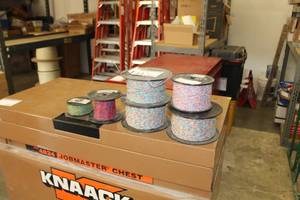 lot 141 image: Lot of (6 Spools) Cross Connect Communications Cable