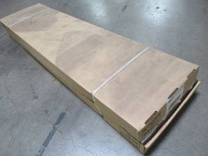 lot 268 image: 1 (Case of 8) Fiberon 6 Natural Mahogany Composite Top & Bottom Deck Rails. RLPK72INNATMAH. NEW