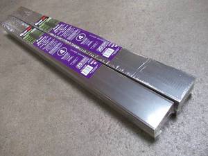 lot 470 image: (2) Fiberon HomeSelect Chestnut Brown Composite Deck Post Sleeve POST SLV COMP 48 DW (Fits Common Post Measurement 4 X 4 X 48). NEW
