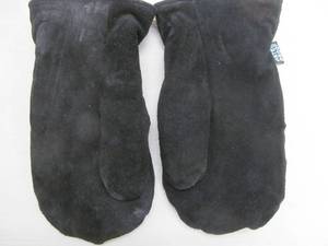 Leather mittens