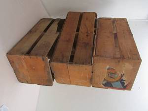 Wooden crates