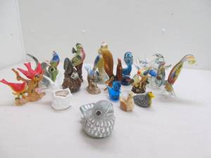 Collection of bird figures