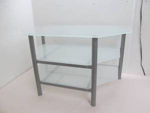 Glass TV stand