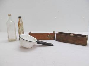 Vintage bottles, and more