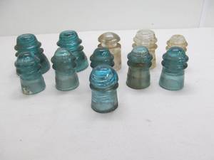 Vintage glass insulators