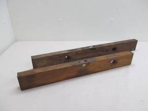 Vintage wood levels