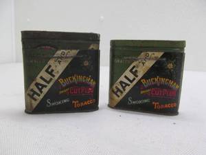 Vintage tobacco tins