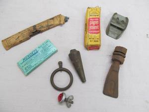 Vintage pipe compound men dents
