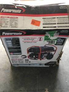 lot 28 image: POWERMATE PORTABLE GENERATOR 3250 RATED WATTS SEE PICS