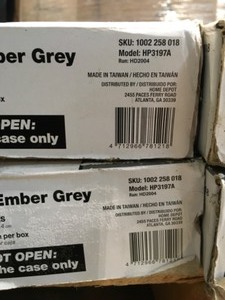 lot 33 image: 12 CASES OF TRAFFICMASTER WALNUT EMBER GRAY PLANK SEE PICS