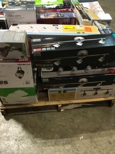 lot 37 image: ASSORTED PALLET WITH MIXED LIGHTING SEE PICS