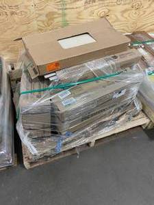 lot 3 image: DALTILE Lot of 13 Cases of- QuicTile 12 in. x 24 in. Lenox Grey Matte Porcelain Locking Floor Tile (9.6 sq. ft.  case)