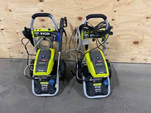 lot 12 image: RYOBI Lot of 2- 2,300 PSI Pressure Washers