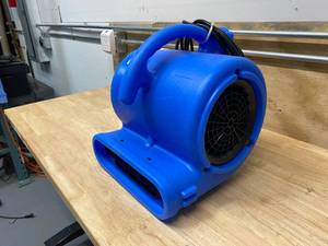 lot 16 image: B-AIR 14 HP Air Mover Blower Fan for Water Damage Restoration Carpet Dryer Floor Home and Plumbing Use in Blue