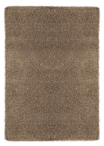 lot 35 image: OTTOMANSON Contemporary Solid Beige 5 ft. x 7 ft. Shag Area Rug