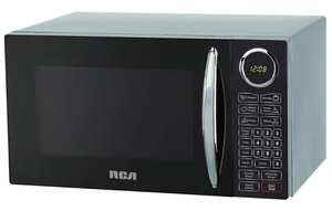 lot 45 image: RCA 0.9 cu. ft. Countertop Microwave in Blue