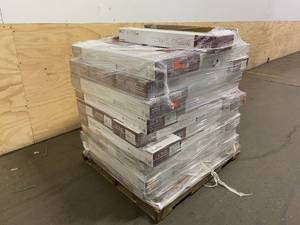 lot 67 image: HOME DECORATORS COLLECTION Lot of 36 Cases of-  Hand Scraped Strand Woven Earl Grey 38 in. T x 5-18 in. W x 36 in. L Engineered Click Bamboo Flooring (25.60 sq. ft. per case).  921.60 total sq. ft.