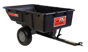 lot 98 image: BRINLY-HARDY 17 cu. ft. 850 lb. Tow-Behind Poly Utility Cart.