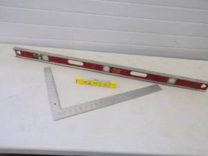 lot 20 image: Aluminum Levels and Square