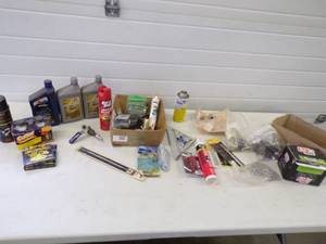 lot 31 image: Assorted Hardware and Oil