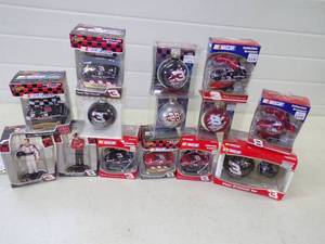 lot 38 image: Dale Earnhardt and Dale Earnhardt Jr. Ornaments