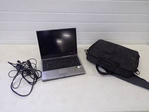 lot 69 image: Toshiba Laptop with Case Consignor states works